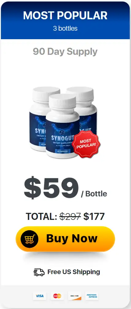synogut three bottles pack